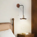 Axyaa LED Wall Lights Yellow Travertine Mid Century Modern Bedside Lamps