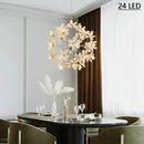 Axyaa Dandelion Crystal Chandelier Ball Pendant Ceiling Lamp for Dining Living Room