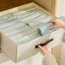 Axyaa Underwear Sock Drawer Organizer Clothes Separator Cabinet Storage Box