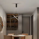 Axyaa LED Ceiling Chandelier: Modern Stair Indoor Lighting Fixture for Home Decoration