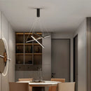 Axyaa Modern LED Stair Ceiling Chandelier: Stylish Indoor Lighting Fixture for Home, Hotel, Bedroom