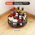 Axyaa Rotating Spice Rack Organizer | Kitchen Storage Turntable Tray