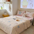 Axyaa Cartoon Ice Silk Summer Blanket: Double-Sided Cool Feeling Lightweight Duvet