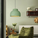 Axyaa Wind Pendant: Nordic Bowl LED Chandelier for Home Decor & Dining Area