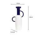 Axyaa Geometric Semicircle Handle Ceramic Vase - Home Decor & Flower Arrangement