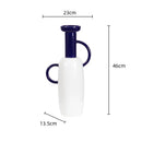 Axyaa Geometric Semicircle Handle Ceramic Vase - Home Decor & Flower Arrangement