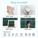 Axyaa PVC Fish Scale Peel Stick Wall Panels - 3D Self Adhesive Modern Decor