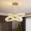 Axyaa Crystal Chandelier Pendant Light for Living Room Dining Room Ceiling Lighting