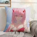 Axyaa Darling in the FranXX Sofa Pillow Covers 45*45 Living Room Decor