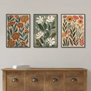 Axyaa Abstract Floral Canvas Wall Art Posters for Modern Home Decor