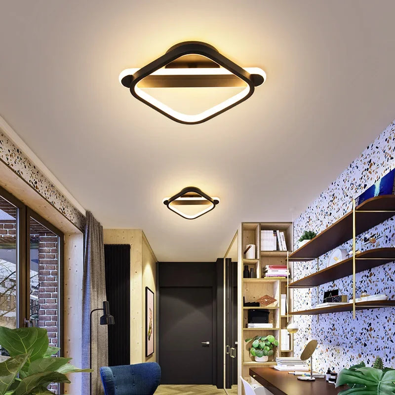 Axya Modern LED Ceiling Light: Sleek Indoor Lighting for Bedroom, Stairs & Bathroom