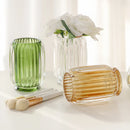 Axyaa Glass Makeup Brushes Holder & Cosmetic Organizer Box