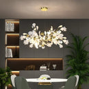 Axyaa Ginkgo LED Chandeliers for Living & Dining Room Lighting