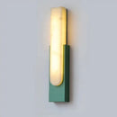 Axyaa Gold Marble LED Wall Sconce for Elegant Home Décor.