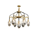 Axyaa Crystal Chandelier Pendant Lamp for Living Room Dining
