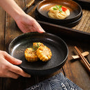 Axyaa 8-inch Ceramic Disc Plate: Modern Western Food & Pasta Dish for Dining