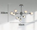 Axyaa Modern Living Room Chandeliers LED Ceiling Lamp Hanging Lights Indoor Lighting
