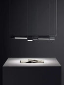 Axyaa Rotatable Long LED Pendant Lights for Modern Minimalist Spaces
