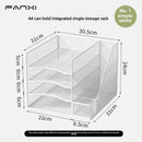 Axyaa Desktop Metal File Rack & Book Stand for Office Organization