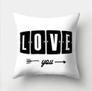 Axyaa Geometric Portrait Pillowcase - Stylish Home & Office Cushion Cover