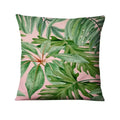 Axyaa Tropical Palm Leaf Print Cushion Cover for Living Room, Bedroom, and Car