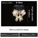 Axyaa Recessed Floor Pendant Light: Postmodern Minimalist Luxury Living Room Lamp
