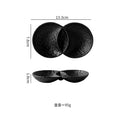 Axyaa Stone Pattern Ceramic Seasoning Dish Set