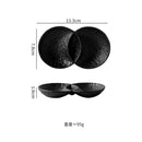Axyaa Stone Pattern Ceramic Seasoning Dish Set