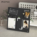 Axyaa Desktop Magnetic Memo Board with Stand and Magnetic Clip
