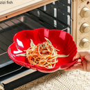 Axyaa Tomato-Shaped Ceramic Tableware Set