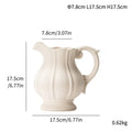 Axyaa Cerc Flower Vase: Luxury Decor for Living Room, European Style, Frosted Glass