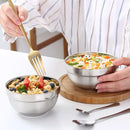 Axyaa Double-Layer Stainless Steel Soup Bowl, Kitchen Food Storage Containers & Tableware