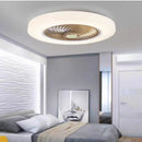 Axyaa Invisible Silent Bedroom Fan Lamp, Remote Control Ceiling Light