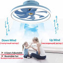 Axyaa Smart LED Ceiling Fan Light Remote Control/APP Dining Room Bedroom Chandelier