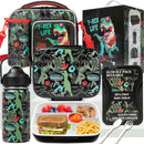 Axyaa Kids Bento Box Set with 5 Compartments & Stainless Steel Water Bottle