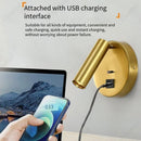 Axyaa LED 3W Rotating Spotlight Warm Light USB Charging Bedroom Reading Light