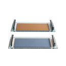 Axya Simple Luxury Glass Tray for Elegant Home Storage and Organization