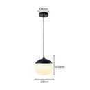 Axyaa Black Stone Pendent Lamp: Medieval Nordic Chandelier for High-End Restaurant & Living Room