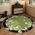 Axyaa Elegant Medieval Round Carpet | Luxury Living Room Bedroom Rug