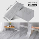 Axyaa Wood Grain Self-Adhesive Floor Strips: Peelable & Sticky for Living Room, Bedroom