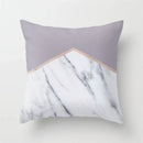 Pink Glitter Letter Flower Geometric Cushion Cover by Axyaa