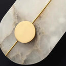 Axyaa Marble Wall Lamp Bedroom Living Room Copper Alabaster Lighting