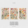 Axyaa Boho Wildflower Prints Set - Floral Wall Art Trio for Stylish Home Gallery