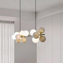 Axyaa Modern Dine Room Pendant Lights LED Chandelier Indoor Ceiling Lamp