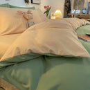 Axyaa Solid Color Duvet Cover Double/Queen Size, Anti-Mite & Durable