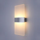 Axyaa LED Wall Light, Aluminum Acrylic Hardwire Sconces for Bedroom, Living Room
