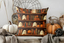 Cute Ghosts & Pumpkins Halloween Pillow Cover by Axyaa - Sofa, Bedroom, Car