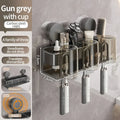 Axyaa Aluminum Detachable Toothbrush Holder with Squeezing Hole & Wall Mount