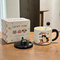 Axyaa Cute Cat Mug | Funny Ceramic Coffee Cup | Personalized Gift Cup