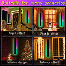 Axyaa Smart RGB Wall Lamp for Indoor/Outdoor Christmas Decor & Home Ambiance